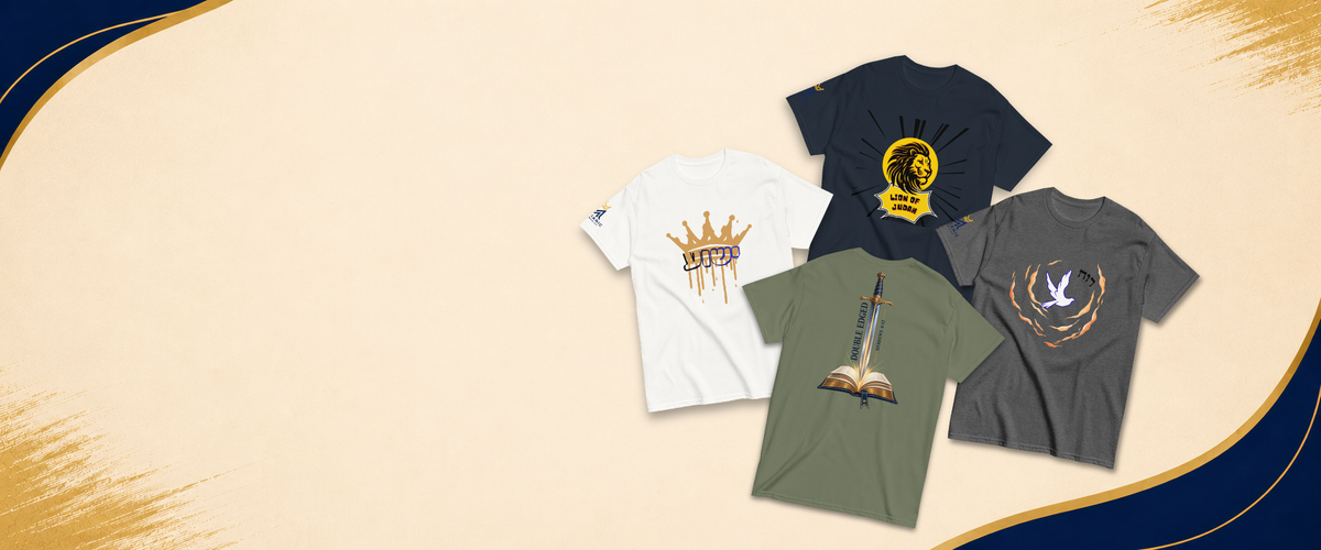 Messianic apparel featuring Scripture inspired T shirts from Messianic Merch