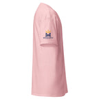 Light Pink | Right close up the sleeve and and Messianic Merch sleeve logo.