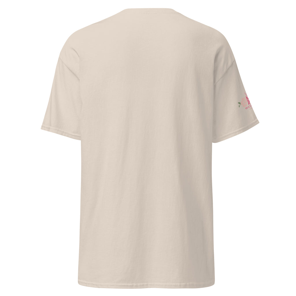 Natural | Back of Women’s Shana Tova Rosh Hashanah shirt displaying blank back