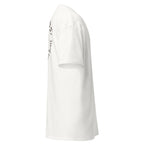 White | Right view of Lev Tahor Yom Kippur Clean Heart Shirt show right sleeve