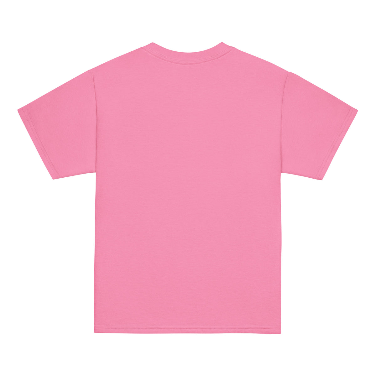 Azalea | Back of King's Daughter girls faith T-shirt featuring a solid background.