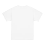 White | Back of Promises youth faith T-shirt featuring a solid background.